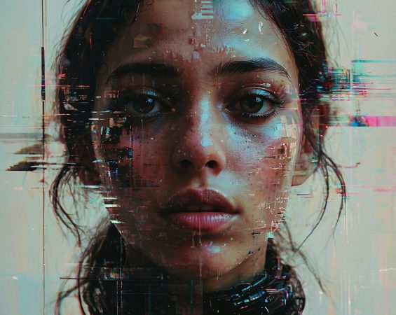 Surreal Cyberpunk Portrait