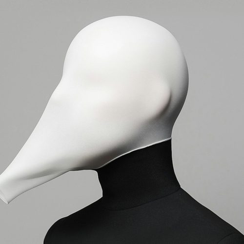 Futuristic Masked Figure