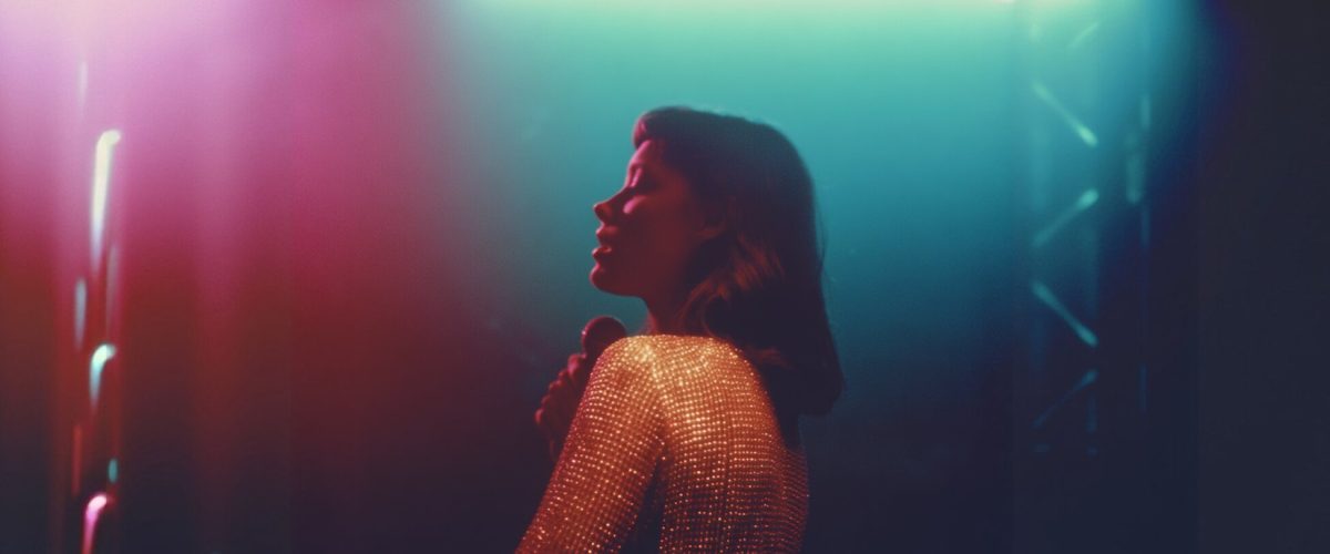 Singer in Neon Lights
